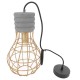 GloboStar® DURANT 01325 Μοντέρνο Industrial Κρεμαστό Φωτιστικό Οροφής Μονόφωτο Γκρι Μπεζ Τσιμέντο Πλέγμα Φ20 x Y35cm GloboStar® DURANT 01325 Μοντέρνο Industrial Κρεμαστό Φωτιστικό Οροφής Μονόφωτο Γκρι Μπεζ Τσιμέντο Πλέγμα Φ20 x Y35cm