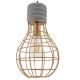 GloboStar® DURANT 01325 Μοντέρνο Industrial Κρεμαστό Φωτιστικό Οροφής Μονόφωτο Γκρι Μπεζ Τσιμέντο Πλέγμα Φ20 x Y35cm GloboStar® DURANT 01325 Μοντέρνο Industrial Κρεμαστό Φωτιστικό Οροφής Μονόφωτο Γκρι Μπεζ Τσιμέντο Πλέγμα Φ20 x Y35cm