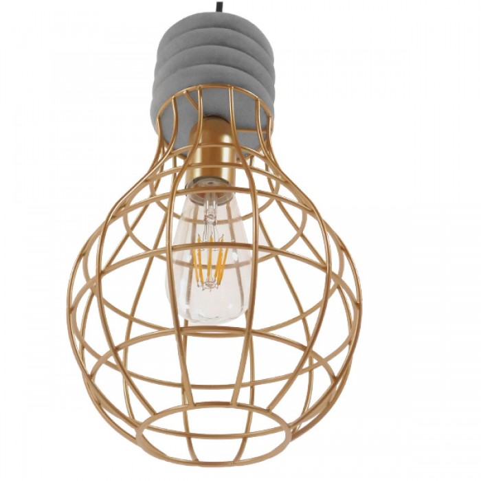 GloboStar® DURANT 01325 Μοντέρνο Industrial Κρεμαστό Φωτιστικό Οροφής Μονόφωτο Γκρι Μπεζ Τσιμέντο Πλέγμα Φ20 x Y35cm GloboStar® DURANT 01325 Μοντέρνο Industrial Κρεμαστό Φωτιστικό Οροφής Μονόφωτο Γκρι Μπεζ Τσιμέντο Πλέγμα Φ20 x Y35cm