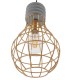 GloboStar® DURANT 01325 Μοντέρνο Industrial Κρεμαστό Φωτιστικό Οροφής Μονόφωτο Γκρι Μπεζ Τσιμέντο Πλέγμα Φ20 x Y35cm GloboStar® DURANT 01325 Μοντέρνο Industrial Κρεμαστό Φωτιστικό Οροφής Μονόφωτο Γκρι Μπεζ Τσιμέντο Πλέγμα Φ20 x Y35cm
