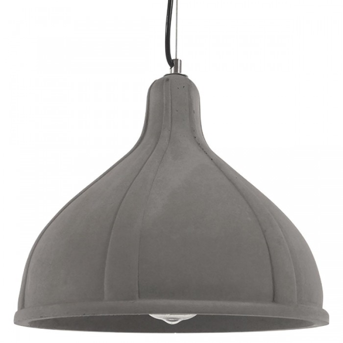 GloboStar® GIRARD 01326 Μοντέρνο Industrial Κρεμαστό Φωτιστικό Οροφής Μονόφωτο Γκρι Τσιμέντο Καμπάνα Φ29 x Y23cm GloboStar® GIRARD 01326 Μοντέρνο Industrial Κρεμαστό Φωτιστικό Οροφής Μονόφωτο Γκρι Τσιμέντο Καμπάνα Φ29 x Y23cm