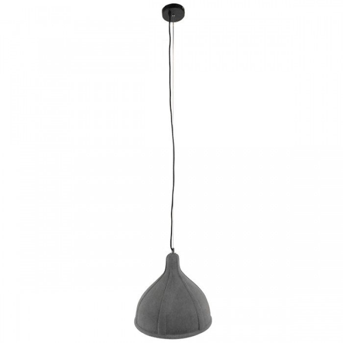 GloboStar® GIRARD 01326 Μοντέρνο Industrial Κρεμαστό Φωτιστικό Οροφής Μονόφωτο Γκρι Τσιμέντο Καμπάνα Φ29 x Y23cm GloboStar® GIRARD 01326 Μοντέρνο Industrial Κρεμαστό Φωτιστικό Οροφής Μονόφωτο Γκρι Τσιμέντο Καμπάνα Φ29 x Y23cm