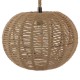 GloboStar® MANDALA 01331 Vintage Κρεμαστό Φωτιστικό Οροφής Μονόφωτο 1 x E27 Πλέγμα με Μπεζ Σχοινί Φ42 x Υ34cm GloboStar® MANDALA 01331 Vintage Κρεμαστό Φωτιστικό Οροφής Μονόφωτο 1 x E27 Πλέγμα με Μπεζ Σχοινί Φ42 x Υ34cm