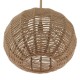 GloboStar® MANDALA 01331 Vintage Κρεμαστό Φωτιστικό Οροφής Μονόφωτο 1 x E27 Πλέγμα με Μπεζ Σχοινί Φ42 x Υ34cm GloboStar® MANDALA 01331 Vintage Κρεμαστό Φωτιστικό Οροφής Μονόφωτο 1 x E27 Πλέγμα με Μπεζ Σχοινί Φ42 x Υ34cm
