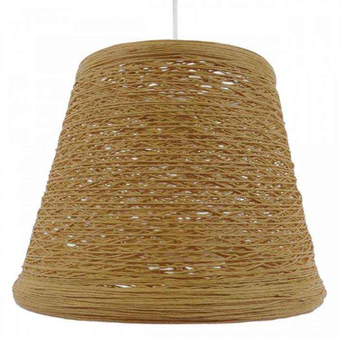 GloboStar® PLAYROOM 01332 Vintage Κρεμαστό Φωτιστικό Οροφής Μονόφωτο 1 x E27 Μπεζ Ξύλινο Ψάθινο Rattan Φ32 x Υ27cm GloboStar® PLAYROOM 01332 Vintage Κρεμαστό Φωτιστικό Οροφής Μονόφωτο 1 x E27 Μπεζ Ξύλινο Ψάθινο Rattan Φ32 x Υ27cm