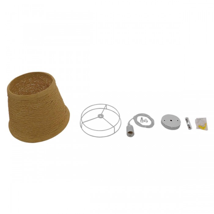 GloboStar® PLAYROOM 01332 Vintage Κρεμαστό Φωτιστικό Οροφής Μονόφωτο 1 x E27 Μπεζ Ξύλινο Ψάθινο Rattan Φ32 x Υ27cm GloboStar® PLAYROOM 01332 Vintage Κρεμαστό Φωτιστικό Οροφής Μονόφωτο 1 x E27 Μπεζ Ξύλινο Ψάθινο Rattan Φ32 x Υ27cm