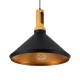 GLOBOSTAR® CALYPSO 01334-A Μοντέρνο Κρεμαστό Φωτιστικό Οροφής με Ντουί 1 x E27 AC 220-240V IP20 - Μαύρο, Χρυσό & Μπεζ - Μ36 x Π36 x Υ30cm GLOBOSTAR® CALYPSO 01334-A Μοντέρνο Κρεμαστό Φωτιστικό Οροφής με Ντουί 1 x E27 AC 220-240V IP20 - Μαύρο, Χρυσό & Μπεζ - Μ36 x Π36 x Υ30cm
