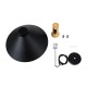 GLOBOSTAR® CALYPSO 01334-A Μοντέρνο Κρεμαστό Φωτιστικό Οροφής με Ντουί 1 x E27 AC 220-240V IP20 - Μαύρο, Χρυσό & Μπεζ - Μ36 x Π36 x Υ30cm GLOBOSTAR® CALYPSO 01334-A Μοντέρνο Κρεμαστό Φωτιστικό Οροφής με Ντουί 1 x E27 AC 220-240V IP20 - Μαύρο, Χρυσό & Μπεζ - Μ36 x Π36 x Υ30cm