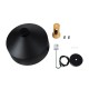 GLOBOSTAR® CALYPSO 01334-B Μοντέρνο Κρεμαστό Φωτιστικό Οροφής με Ντουί 1 x E27 AC 220-240V IP20 - Μαύρο, Χρυσό & Μπεζ - Μ36 x Π36 x Υ35cm GLOBOSTAR® CALYPSO 01334-B Μοντέρνο Κρεμαστό Φωτιστικό Οροφής με Ντουί 1 x E27 AC 220-240V IP20 - Μαύρο, Χρυσό & Μπεζ - Μ36 x Π36 x Υ35cm