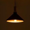 GloboStar® CALYPSO 01334 SET 3 Μοντέρνα Κρεμαστά Φωτιστικά Οροφής Τρίφωτο 3 x E27 Μαύρο - Χρυσό Μεταλλικά με Ξύλινη Βάση Καμπάνα GloboStar® CALYPSO 01334 SET 3 Μοντέρνα Κρεμαστά Φωτιστικά Οροφής Τρίφωτο 3 x E27 Μαύρο - Χρυσό Μεταλλικά με Ξύλινη Βάση Καμπάνα