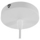 GloboStar® LUNE 01339 Μοντέρνο Κρεμαστό Φωτιστικό Οροφής Μονόφωτο Λευκό Χρυσό Μεταλλικό Καμπάνα Φ40 x Υ20cm GloboStar® LUNE 01339 Μοντέρνο Κρεμαστό Φωτιστικό Οροφής Μονόφωτο Λευκό Χρυσό Μεταλλικό Καμπάνα Φ40 x Υ20cm