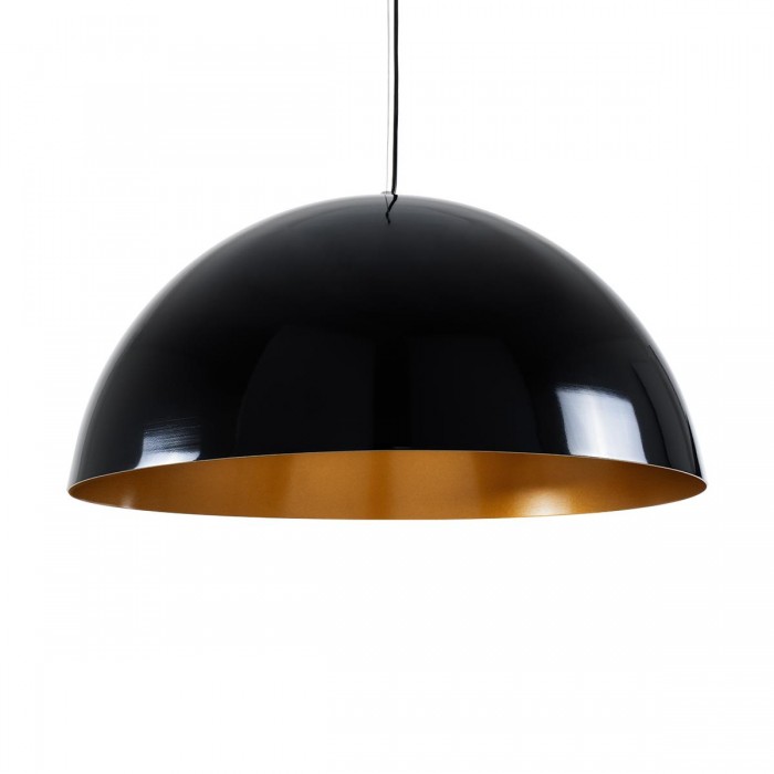 GloboStar® DIADEMA 01342 Μοντέρνο Κρεμαστό Φωτιστικό Οροφής Μονόφωτο 1 x E27 Μαύρο - Χρυσό Μεταλλικό Καμπάνα Φ60 x Υ30cm GloboStar® DIADEMA 01342 Μοντέρνο Κρεμαστό Φωτιστικό Οροφής Μονόφωτο 1 x E27 Μαύρο - Χρυσό Μεταλλικό Καμπάνα Φ60 x Υ30cm