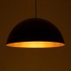 GloboStar® DIADEMA 01342 Μοντέρνο Κρεμαστό Φωτιστικό Οροφής Μονόφωτο 1 x E27 Μαύρο - Χρυσό Μεταλλικό Καμπάνα Φ60 x Υ30cm GloboStar® DIADEMA 01342 Μοντέρνο Κρεμαστό Φωτιστικό Οροφής Μονόφωτο 1 x E27 Μαύρο - Χρυσό Μεταλλικό Καμπάνα Φ60 x Υ30cm