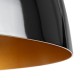 GloboStar® DIADEMA 01342 Μοντέρνο Κρεμαστό Φωτιστικό Οροφής Μονόφωτο 1 x E27 Μαύρο - Χρυσό Μεταλλικό Καμπάνα Φ60 x Υ30cm GloboStar® DIADEMA 01342 Μοντέρνο Κρεμαστό Φωτιστικό Οροφής Μονόφωτο 1 x E27 Μαύρο - Χρυσό Μεταλλικό Καμπάνα Φ60 x Υ30cm