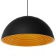 GloboStar® MEDEA 01344 Μοντέρνο Κρεμαστό Φωτιστικό Οροφής Μονόφωτο Μαύρο - Χρυσό Μεταλλικό Καμπάνα Φ60 x Υ30cm GloboStar® MEDEA 01344 Μοντέρνο Κρεμαστό Φωτιστικό Οροφής Μονόφωτο Μαύρο - Χρυσό Μεταλλικό Καμπάνα Φ60 x Υ30cm