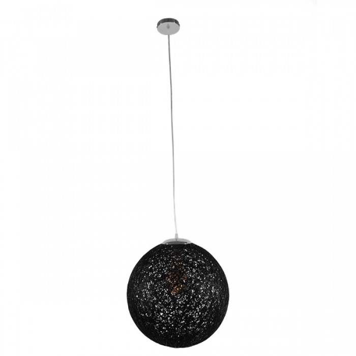GloboStar® OCEANA 01360 Vintage Κρεμαστό Φωτιστικό Οροφής Μονόφωτο 1 x E27 Μαύρο Ξύλινο Ψάθινο Rattan Φ40 x Υ40cm GloboStar® OCEANA 01360 Vintage Κρεμαστό Φωτιστικό Οροφής Μονόφωτο 1 x E27 Μαύρο Ξύλινο Ψάθινο Rattan Φ40 x Υ40cm