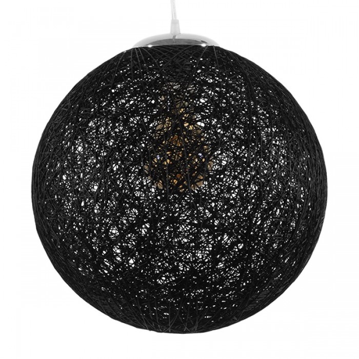 GloboStar® OCEANA 01360 Vintage Κρεμαστό Φωτιστικό Οροφής Μονόφωτο 1 x E27 Μαύρο Ξύλινο Ψάθινο Rattan Φ40 x Υ40cm GloboStar® OCEANA 01360 Vintage Κρεμαστό Φωτιστικό Οροφής Μονόφωτο 1 x E27 Μαύρο Ξύλινο Ψάθινο Rattan Φ40 x Υ40cm