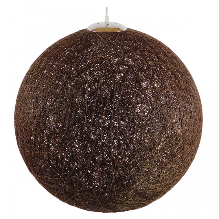 GloboStar® OCEANA 01362 Vintage Κρεμαστό Φωτιστικό Οροφής Μονόφωτο 1 x E27 Καφέ Ξύλινο Ψάθινο Rattan Φ60 x Υ60cm GloboStar® OCEANA 01362 Vintage Κρεμαστό Φωτιστικό Οροφής Μονόφωτο 1 x E27 Καφέ Ξύλινο Ψάθινο Rattan Φ60 x Υ60cm