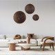 GloboStar® OCEANA 01362 Vintage Κρεμαστό Φωτιστικό Οροφής Μονόφωτο 1 x E27 Καφέ Ξύλινο Ψάθινο Rattan Φ60 x Υ60cm GloboStar® OCEANA 01362 Vintage Κρεμαστό Φωτιστικό Οροφής Μονόφωτο 1 x E27 Καφέ Ξύλινο Ψάθινο Rattan Φ60 x Υ60cm