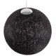 GloboStar® OCEANA 01364 Vintage Κρεμαστό Φωτιστικό Οροφής Μονόφωτο 1 x E27 Μαύρο Ξύλινο Ψάθινο Rattan Φ60 x Υ60cm GloboStar® OCEANA 01364 Vintage Κρεμαστό Φωτιστικό Οροφής Μονόφωτο 1 x E27 Μαύρο Ξύλινο Ψάθινο Rattan Φ60 x Υ60cm
