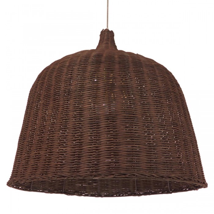 GloboStar® BAHAMAS 01369 Vintage Κρεμαστό Φωτιστικό Οροφής Μονόφωτο 1 x E27 Καφέ Σκούρο Ξύλινο Ψάθινο Μπαμπού Φ60 x Υ60cm GloboStar® BAHAMAS 01369 Vintage Κρεμαστό Φωτιστικό Οροφής Μονόφωτο 1 x E27 Καφέ Σκούρο Ξύλινο Ψάθινο Μπαμπού Φ60 x Υ60cm
