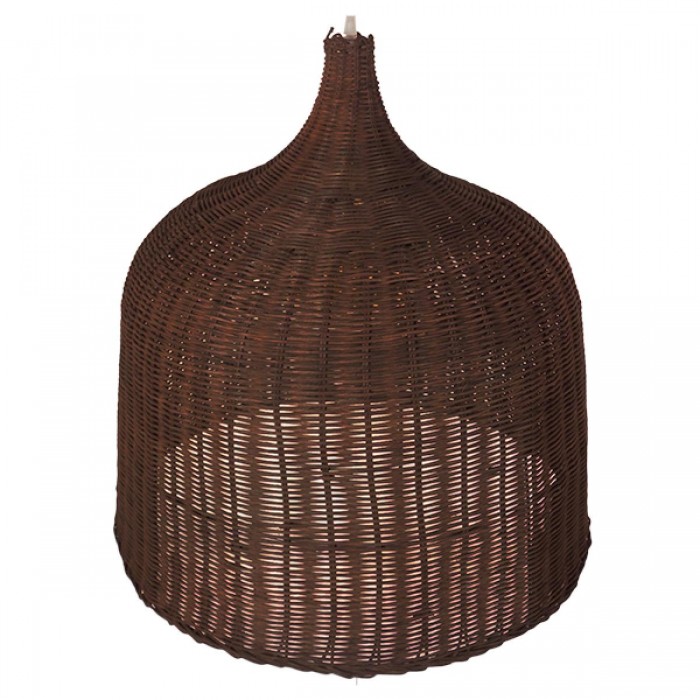 GloboStar® BAHAMAS 01369 Vintage Κρεμαστό Φωτιστικό Οροφής Μονόφωτο 1 x E27 Καφέ Σκούρο Ξύλινο Ψάθινο Μπαμπού Φ60 x Υ60cm GloboStar® BAHAMAS 01369 Vintage Κρεμαστό Φωτιστικό Οροφής Μονόφωτο 1 x E27 Καφέ Σκούρο Ξύλινο Ψάθινο Μπαμπού Φ60 x Υ60cm
