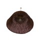 GloboStar® BAHAMAS 01369 Vintage Κρεμαστό Φωτιστικό Οροφής Μονόφωτο 1 x E27 Καφέ Σκούρο Ξύλινο Ψάθινο Μπαμπού Φ60 x Υ60cm GloboStar® BAHAMAS 01369 Vintage Κρεμαστό Φωτιστικό Οροφής Μονόφωτο 1 x E27 Καφέ Σκούρο Ξύλινο Ψάθινο Μπαμπού Φ60 x Υ60cm