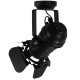 GloboStar® DETROIT 01372 Vintage Industrial Φωτιστικό Οροφής Μονόφωτο Μαύρο Μεταλλικό Μ23 x Π23 x Υ36cm