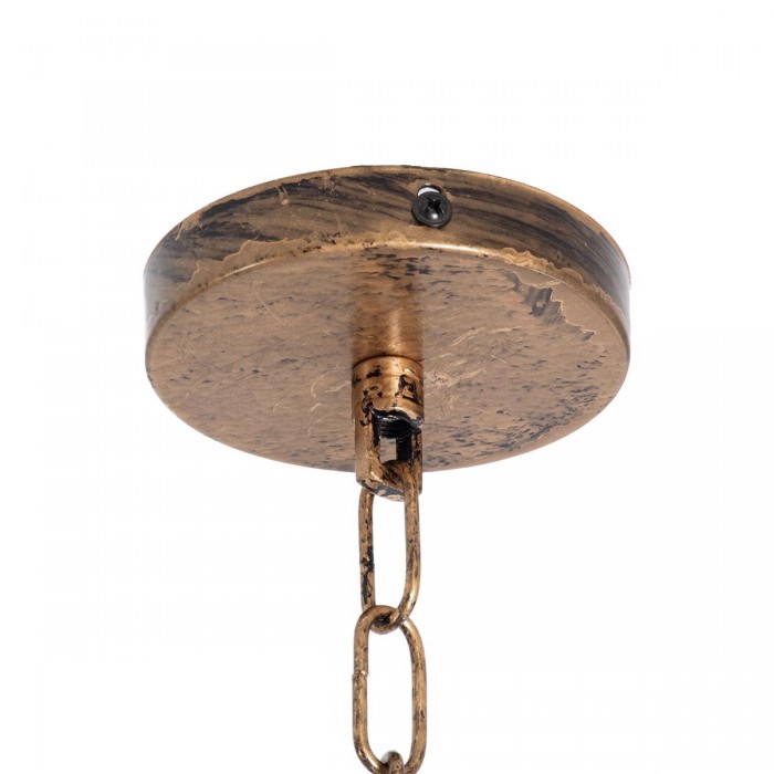 GloboStar® FERULE 01380 Vintage Industrial Κρεμαστό Φωτιστικό Οροφής Πολύφωτο 10 x E27 Μπρούτζινο Μεταλλικό με Μπεζ Σχοινί Μ150 x Π4 x Y62.5cm GloboStar® FERULE 01380 Vintage Industrial Κρεμαστό Φωτιστικό Οροφής Πολύφωτο 10 x E27 Μπρούτζινο Μεταλλικό με Μπεζ Σχοινί Μ150 x Π4 x Y62.5cm