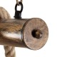GloboStar® FERULE 01380 Vintage Industrial Κρεμαστό Φωτιστικό Οροφής Πολύφωτο 10 x E27 Μπρούτζινο Μεταλλικό με Μπεζ Σχοινί Μ150 x Π4 x Y62.5cm GloboStar® FERULE 01380 Vintage Industrial Κρεμαστό Φωτιστικό Οροφής Πολύφωτο 10 x E27 Μπρούτζινο Μεταλλικό με Μπεζ Σχοινί Μ150 x Π4 x Y62.5cm