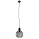 GloboStar® SCANDI 01386 Vintage Industrial Κρεμαστό Φωτιστικό Οροφής Μονόφωτο Μαύρο Μεταλλικό Πλέγμα Φ23 x Υ30cm GloboStar® SCANDI 01386 Vintage Industrial Κρεμαστό Φωτιστικό Οροφής Μονόφωτο Μαύρο Μεταλλικό Πλέγμα Φ23 x Υ30cm