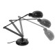 GloboStar® OFFICE BLACK 01392 Μοντέρνο Επιτραπέζιο Φωτιστικό Πορτατίφ Μονόφωτο Μεταλλικό Μαύρο Νίκελ Φ12 x Υ80cm GloboStar® OFFICE BLACK 01392 Μοντέρνο Επιτραπέζιο Φωτιστικό Πορτατίφ Μονόφωτο Μεταλλικό Μαύρο Νίκελ Φ12 x Υ80cm