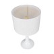 GloboStar® AMBROSIA 01395 Μοντέρνο Επιτραπέζιο Φωτιστικό Πορτατίφ Μονόφωτο 1 x E27 Λευκό Μεταλλικό με Καπέλο Φ25 x Υ46cm GloboStar® AMBROSIA 01395 Μοντέρνο Επιτραπέζιο Φωτιστικό Πορτατίφ Μονόφωτο 1 x E27 Λευκό Μεταλλικό με Καπέλο Φ25 x Υ46cm