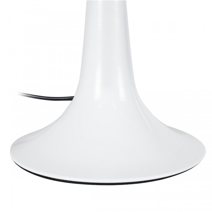 GloboStar® AMBROSIA 01395 Μοντέρνο Επιτραπέζιο Φωτιστικό Πορτατίφ Μονόφωτο 1 x E27 Λευκό Μεταλλικό με Καπέλο Φ25 x Υ46cm GloboStar® AMBROSIA 01395 Μοντέρνο Επιτραπέζιο Φωτιστικό Πορτατίφ Μονόφωτο 1 x E27 Λευκό Μεταλλικό με Καπέλο Φ25 x Υ46cm