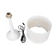 GloboStar® AMBROSIA 01395 Μοντέρνο Επιτραπέζιο Φωτιστικό Πορτατίφ Μονόφωτο 1 x E27 Λευκό Μεταλλικό με Καπέλο Φ25 x Υ46cm GloboStar® AMBROSIA 01395 Μοντέρνο Επιτραπέζιο Φωτιστικό Πορτατίφ Μονόφωτο 1 x E27 Λευκό Μεταλλικό με Καπέλο Φ25 x Υ46cm