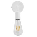 GloboStar® SIRIUS 01397 Vintage Φωτιστικό Τοίχου Απλίκα Μονόφωτο Λευκό Μεταλλικό Μ10 x Π7 x Υ16cm GloboStar® SIRIUS 01397 Vintage Φωτιστικό Τοίχου Απλίκα Μονόφωτο Λευκό Μεταλλικό Μ10 x Π7 x Υ16cm