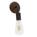 GloboStar® ASPID 01398 Vintage Φωτιστικό Τοίχου Απλίκα Μονόφωτο Καφέ Σκουριά Μεταλλικό Μ10 x Π7 x Υ16cm GloboStar® ASPID 01398 Vintage Φωτιστικό Τοίχου Απλίκα Μονόφωτο Καφέ Σκουριά Μεταλλικό Μ10 x Π7 x Υ16cm