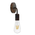 GloboStar® ASPID 01398 Vintage Φωτιστικό Τοίχου Απλίκα Μονόφωτο Καφέ Σκουριά Μεταλλικό Μ10 x Π7 x Υ16cm GloboStar® ASPID 01398 Vintage Φωτιστικό Τοίχου Απλίκα Μονόφωτο Καφέ Σκουριά Μεταλλικό Μ10 x Π7 x Υ16cm