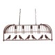 GloboStar® SANCTUM 01402 Vintage Industrial Κρεμαστό Φωτιστικό Οροφής Πολύφωτο 4 x E27 Καφέ Σκουριά Μεταλλικό Πλέγμα Μ105 x Π36.5 x Y37cm GloboStar® SANCTUM 01402 Vintage Industrial Κρεμαστό Φωτιστικό Οροφής Πολύφωτο 4 x E27 Καφέ Σκουριά Μεταλλικό Πλέγμα Μ105 x Π36.5 x Y37cm
