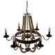 GloboStar® VICTORIAN 01404 Vintage Κρεμαστό Φωτιστικό Οροφής Πολύφωτο 6 x E14 Μπρούτζινο Σκουριά Μεταλλικό Πολυέλαιος με Μπεζ Σχοινί Φ76 x Y65cm GloboStar® VICTORIAN 01404 Vintage Κρεμαστό Φωτιστικό Οροφής Πολύφωτο 6 x E14 Μπρούτζινο Σκουριά Μεταλλικό Πολυέλαιος με Μπεζ Σχοινί Φ76 x Y65cm