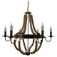 GloboStar® VICTORIAN 01404 Vintage Κρεμαστό Φωτιστικό Οροφής Πολύφωτο 6 x E14 Μπρούτζινο Σκουριά Μεταλλικό Πολυέλαιος με Μπεζ Σχοινί Φ76 x Y65cm GloboStar® VICTORIAN 01404 Vintage Κρεμαστό Φωτιστικό Οροφής Πολύφωτο 6 x E14 Μπρούτζινο Σκουριά Μεταλλικό Πολυέλαιος με Μπεζ Σχοινί Φ76 x Y65cm