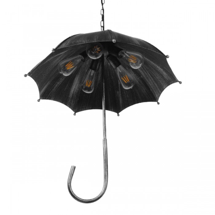 GloboStar® UMBRELLA 01407 Vintage Industrial Κρεμαστό Φωτιστικό Οροφής Πολύφωτο Γκρι Σκουριά Μεταλλικό Φ58 x Υ60cm GloboStar® UMBRELLA 01407 Vintage Industrial Κρεμαστό Φωτιστικό Οροφής Πολύφωτο Γκρι Σκουριά Μεταλλικό Φ58 x Υ60cm