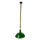 GloboStar® ELEDA 01408 Vintage Industrial Κρεμαστό Φωτιστικό Οροφής Μονόφωτο 1 x E27 Πράσινο Λευκό Μεταλλικό Καμπάνα Πλέγμα με Μπεζ Σχοινί Φ36 x Υ31cm GloboStar® ELEDA 01408 Vintage Industrial Κρεμαστό Φωτιστικό Οροφής Μονόφωτο 1 x E27 Πράσινο Λευκό Μεταλλικό Καμπάνα Πλέγμα με Μπεζ Σχοινί Φ36 x Υ31cm