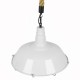 GloboStar® PUPPET 01412 Vintage Industrial Κρεμαστό Φωτιστικό Οροφής Μονόφωτο 1 x E27 Λευκό Γυαλιστερό Μεταλλικό Καμπάνα Πλέγμα με Μπεζ Σχοινί Φ36 x Υ31cm GloboStar® PUPPET 01412 Vintage Industrial Κρεμαστό Φωτιστικό Οροφής Μονόφωτο 1 x E27 Λευκό Γυαλιστερό Μεταλλικό Καμπάνα Πλέγμα με Μπεζ Σχοινί Φ36 x Υ31cm