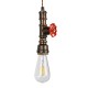GloboStar® FAUCET 01414 Vintage Industrial Κρεμαστό Φωτιστικό Οροφής Μονόφωτο 1 x E27 Καφέ Σκουριά Μεταλλικό Μ5 x Π7.5 x Y20cm GloboStar® FAUCET 01414 Vintage Industrial Κρεμαστό Φωτιστικό Οροφής Μονόφωτο 1 x E27 Καφέ Σκουριά Μεταλλικό Μ5 x Π7.5 x Y20cm