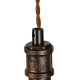 GloboStar® FAUCET 01414 Vintage Industrial Κρεμαστό Φωτιστικό Οροφής Μονόφωτο 1 x E27 Καφέ Σκουριά Μεταλλικό Μ5 x Π7.5 x Y20cm GloboStar® FAUCET 01414 Vintage Industrial Κρεμαστό Φωτιστικό Οροφής Μονόφωτο 1 x E27 Καφέ Σκουριά Μεταλλικό Μ5 x Π7.5 x Y20cm