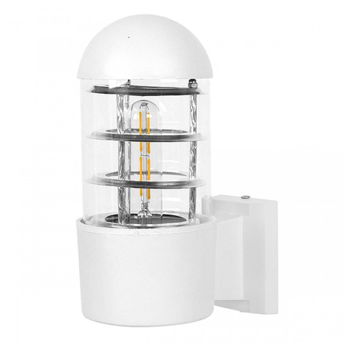 GloboStar® NEWI 01418 Μοντέρνο Φωτιστικό Τοίχου Απλίκα Μονόφωτο Λευκό Μεταλλικό Μ11 x Π17 x Υ23cm GloboStar® NEWI 01418 Μοντέρνο Φωτιστικό Τοίχου Απλίκα Μονόφωτο Λευκό Μεταλλικό Μ11 x Π17 x Υ23cm