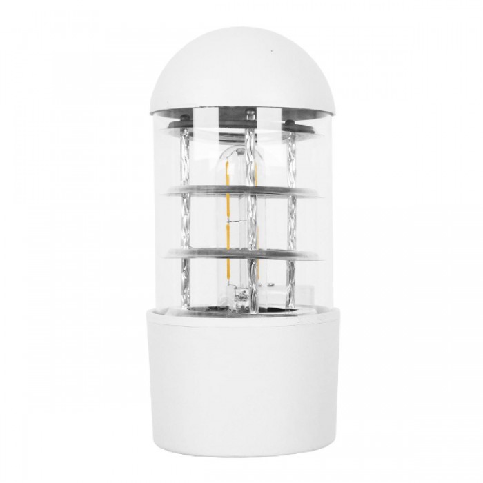 GloboStar® NEWI 01418 Μοντέρνο Φωτιστικό Τοίχου Απλίκα Μονόφωτο Λευκό Μεταλλικό Μ11 x Π17 x Υ23cm GloboStar® NEWI 01418 Μοντέρνο Φωτιστικό Τοίχου Απλίκα Μονόφωτο Λευκό Μεταλλικό Μ11 x Π17 x Υ23cm