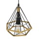 GloboStar® FLUTED 01421 Vintage Κρεμαστό Φωτιστικό Οροφής Μονόφωτο 1 x E27 Μαύρο Μεταλλικό με Μπεζ Σχοινί Φ25 x Υ24cm GloboStar® FLUTED 01421 Vintage Κρεμαστό Φωτιστικό Οροφής Μονόφωτο 1 x E27 Μαύρο Μεταλλικό με Μπεζ Σχοινί Φ25 x Υ24cm