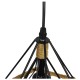 GloboStar® FLUTED 01421 Vintage Κρεμαστό Φωτιστικό Οροφής Μονόφωτο 1 x E27 Μαύρο Μεταλλικό με Μπεζ Σχοινί Φ25 x Υ24cm GloboStar® FLUTED 01421 Vintage Κρεμαστό Φωτιστικό Οροφής Μονόφωτο 1 x E27 Μαύρο Μεταλλικό με Μπεζ Σχοινί Φ25 x Υ24cm